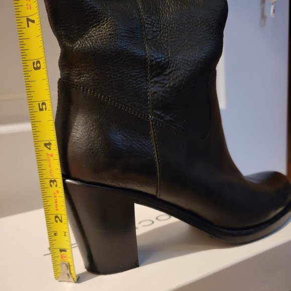 🇮🇹 Riding Boots Leather - Size US 6 EU 36 - Made In Italy - Black - Stylish - Picture 15 of 15